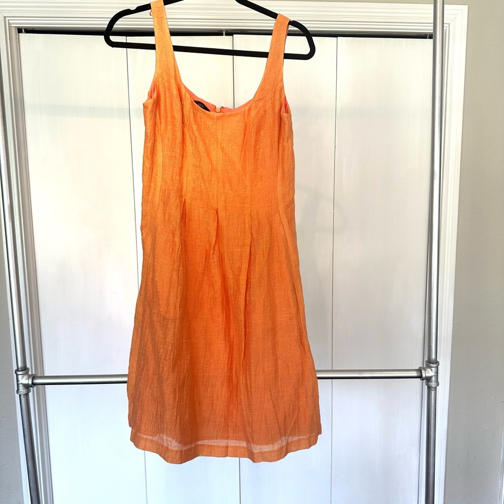 NINE WEST Orange Sleeveless Dress